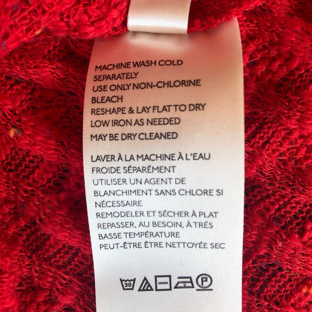 Free People Red Hooded Knit Sweater - Picture 8 of 15